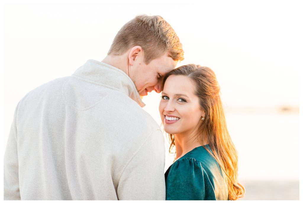 Fall engagement session on the Eastern Shore, Va