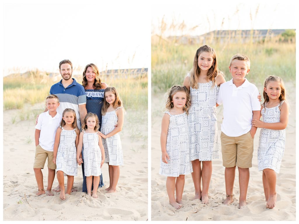 Family beach portrait, vacation family, Sandbridge Virginia Beach Virginia