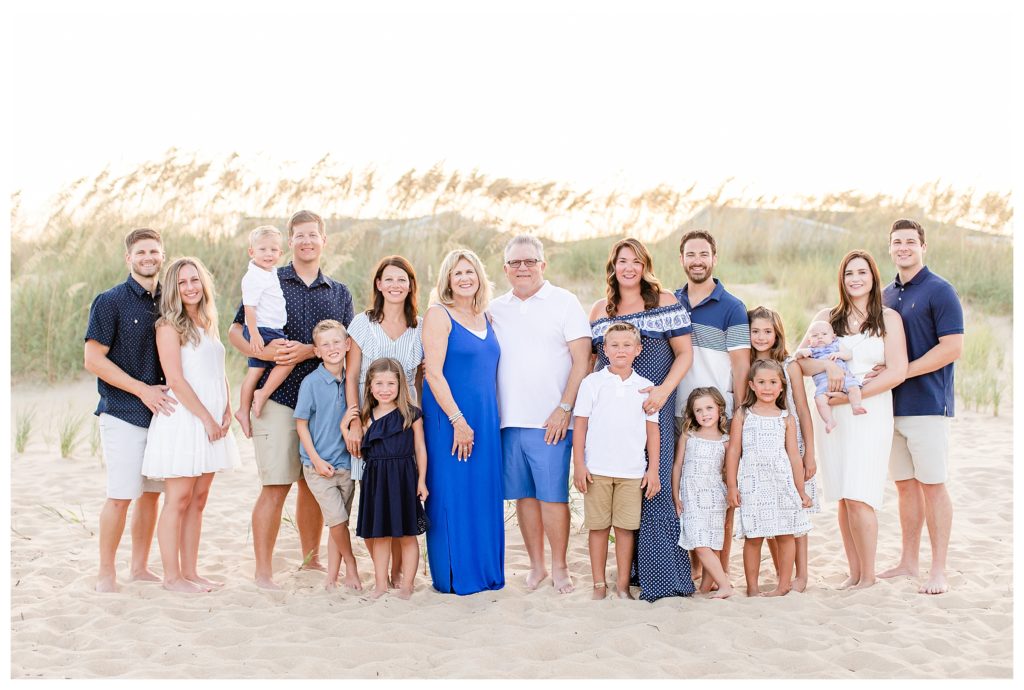 Family beach portrait, vacation family, Sandbridge Virginia Beach Virginia